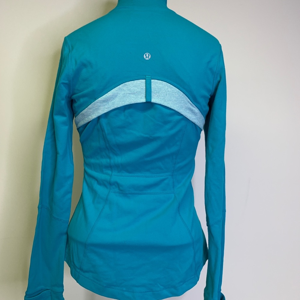 Lululemon Define Jacket Blue Surge Wee Striped 4 - Picture 5 of 9